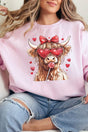 Sucker For Love Highland Cow Unisex NuBlend Crew Sweatshirt - Wholesale Accessory Market