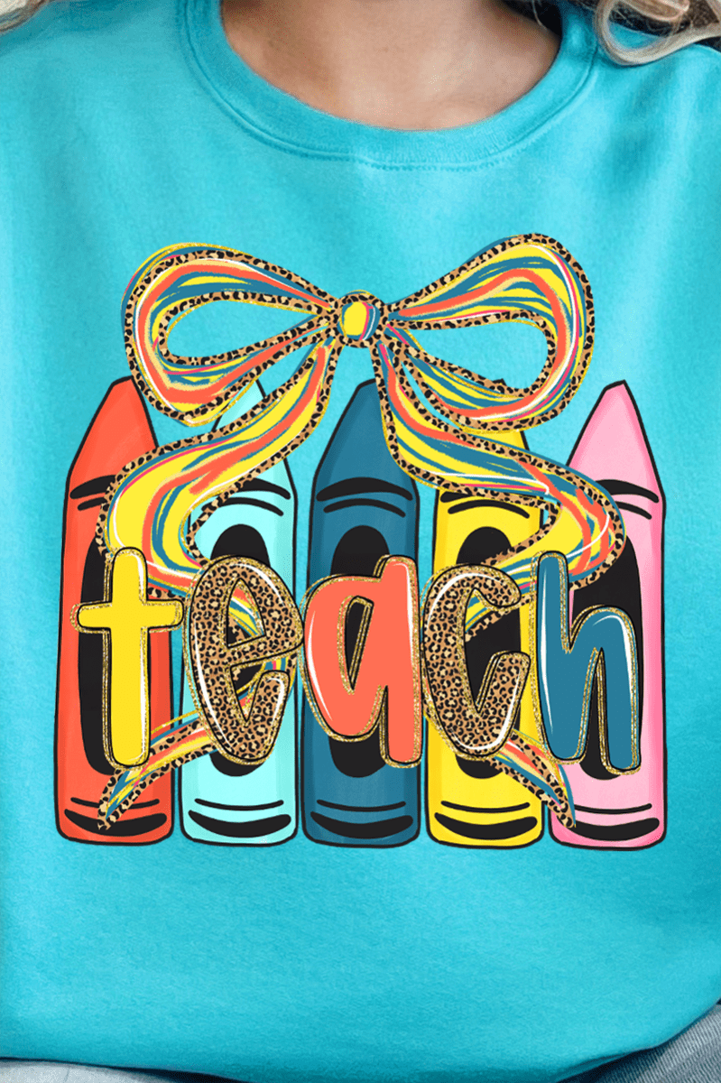 Teach And Tie Unisex NuBlend Crew Sweatshirt - Wholesale Accessory Market