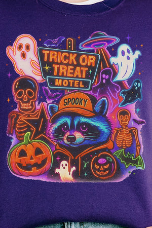 Trick Or Treat Motel Unisex NuBlend Crew Sweatshirt - Wholesale Accessory Market