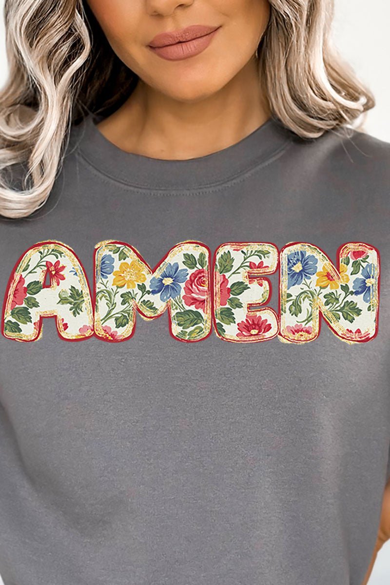 Vintage Bubble Amen Unisex NuBlend Crew Sweatshirt - Wholesale Accessory Market
