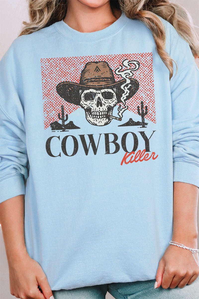 Vintage Cowboy Killer Unisex NuBlend Crew Sweatshirt - Wholesale Accessory Market