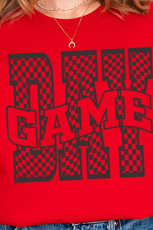 Wavy Check Game Day Unisex NuBlend Crew Sweatshirt - Wholesale Accessory Market