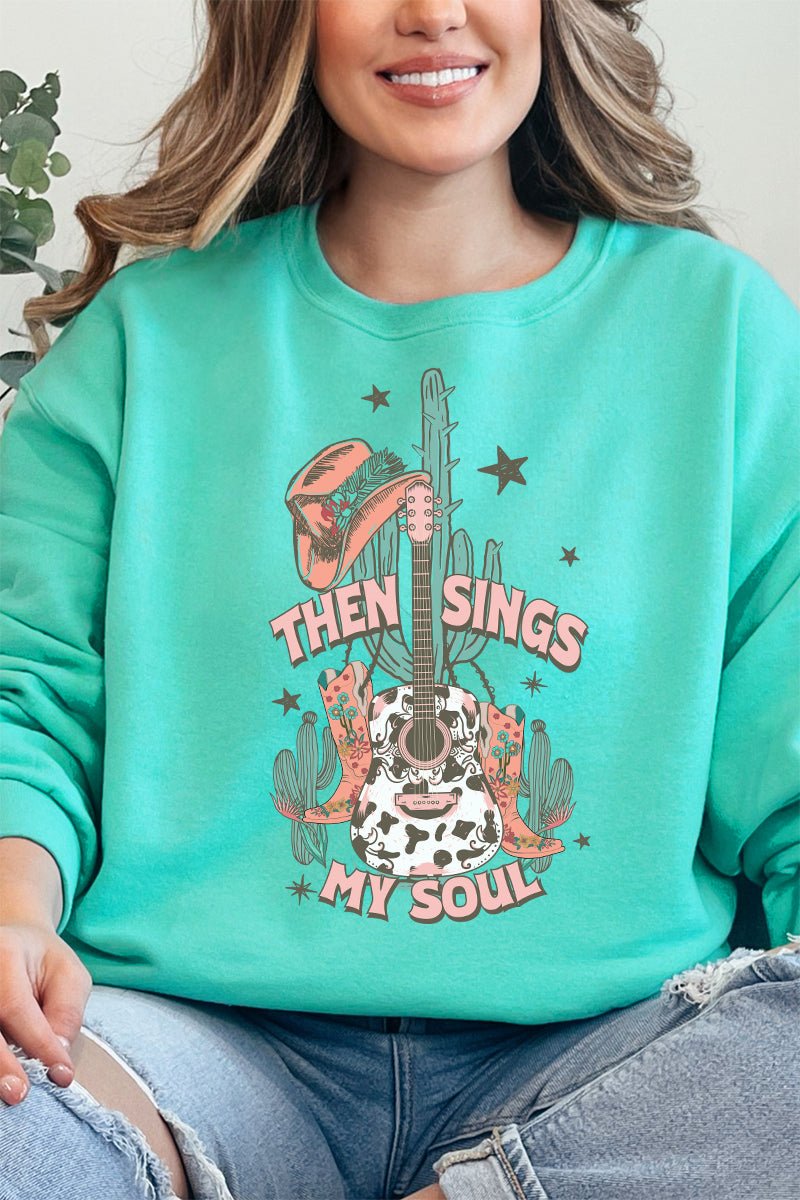 Western Then Sings My Soul Unisex NuBlend Crew Sweatshirt - Wholesale Accessory Market