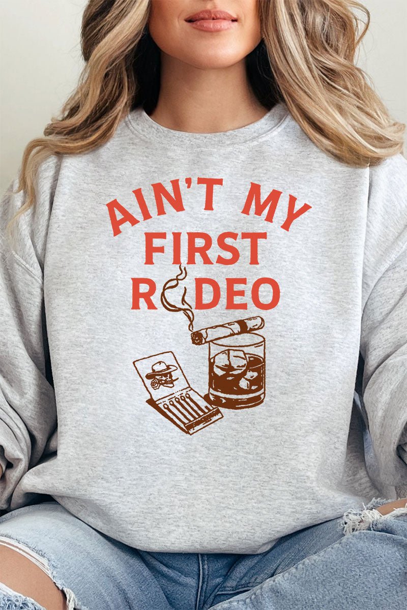 Whiskey Ain't My First Rodeo Unisex NuBlend Crew Sweatshirt - Wholesale Accessory Market