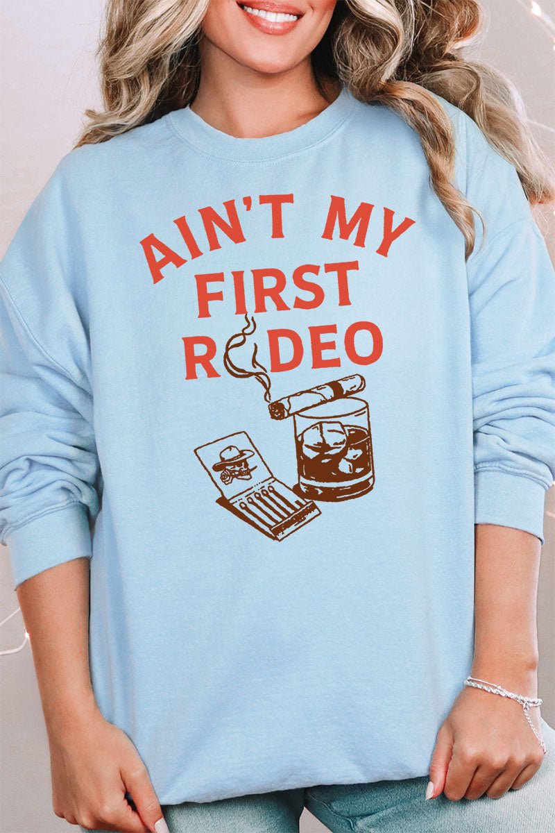 Whiskey Ain't My First Rodeo Unisex NuBlend Crew Sweatshirt - Wholesale Accessory Market