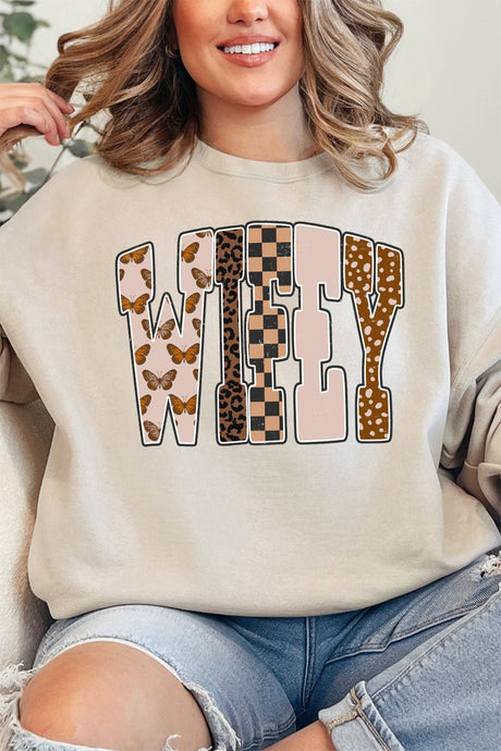 Wifey In The Wild Unisex NuBlend Crew Sweatshirt - Wholesale Accessory Market