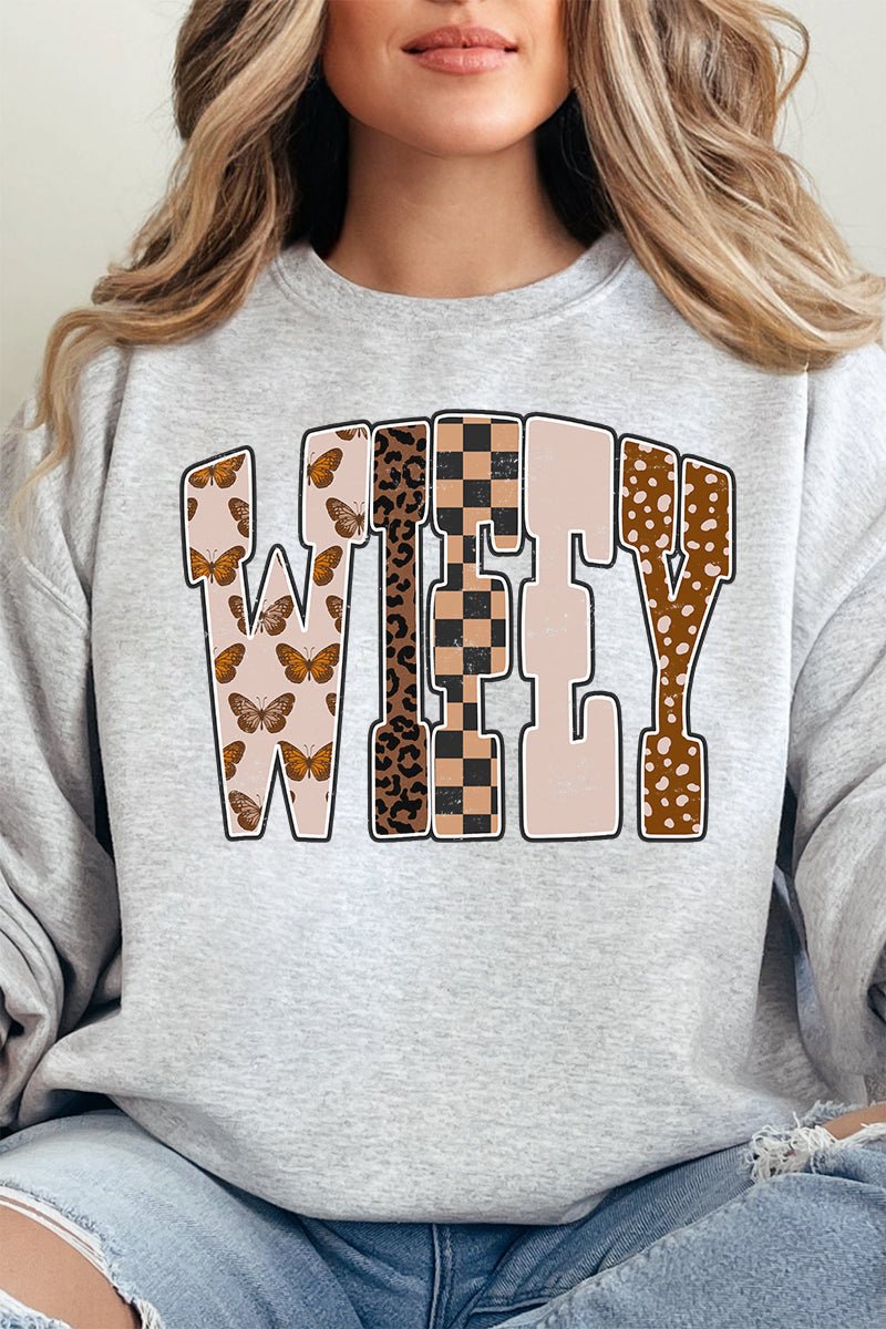 Wifey In The Wild Unisex NuBlend Crew Sweatshirt - Wholesale Accessory Market