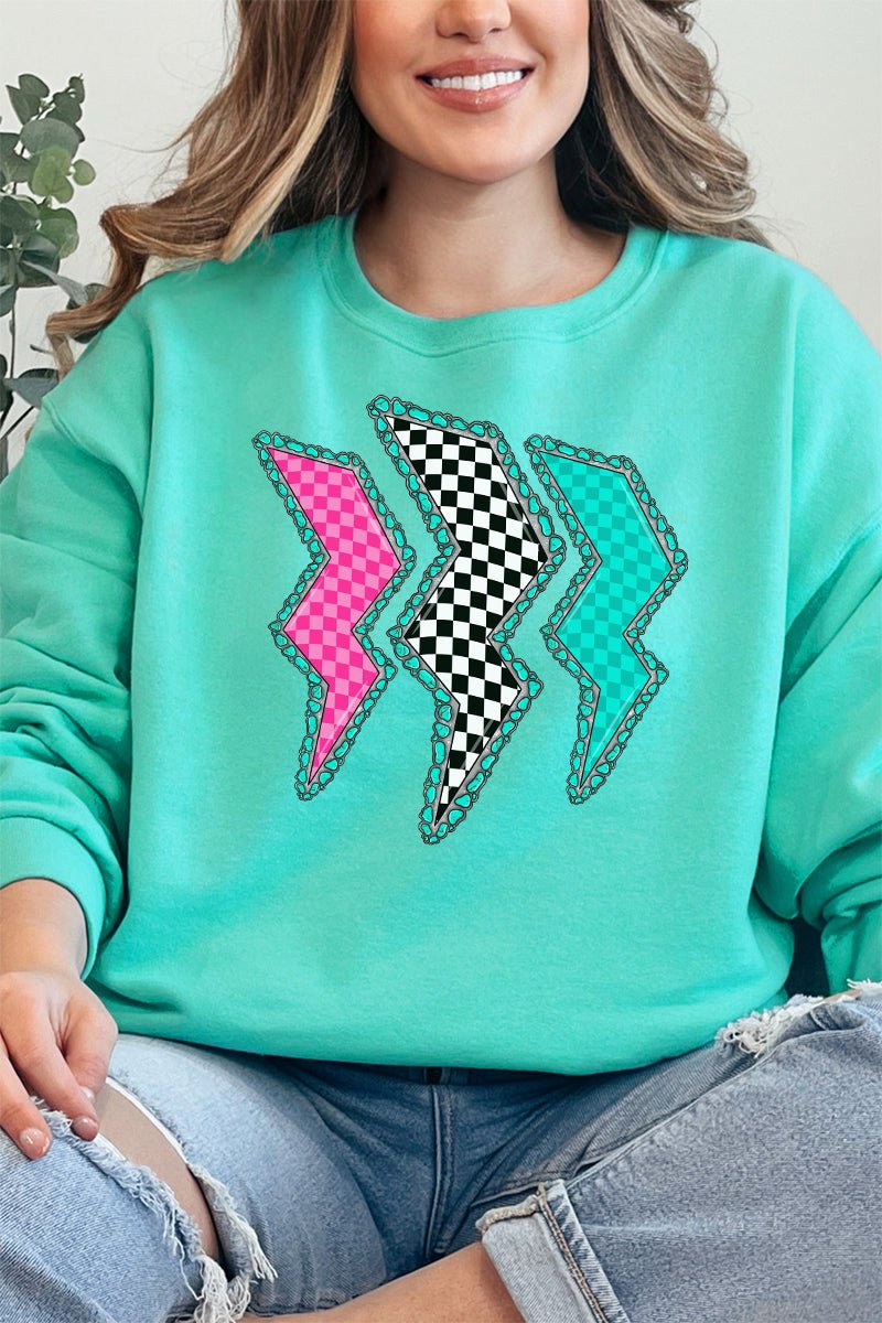 Wild Lightning Unisex NuBlend Crew Sweatshirt - Wholesale Accessory Market