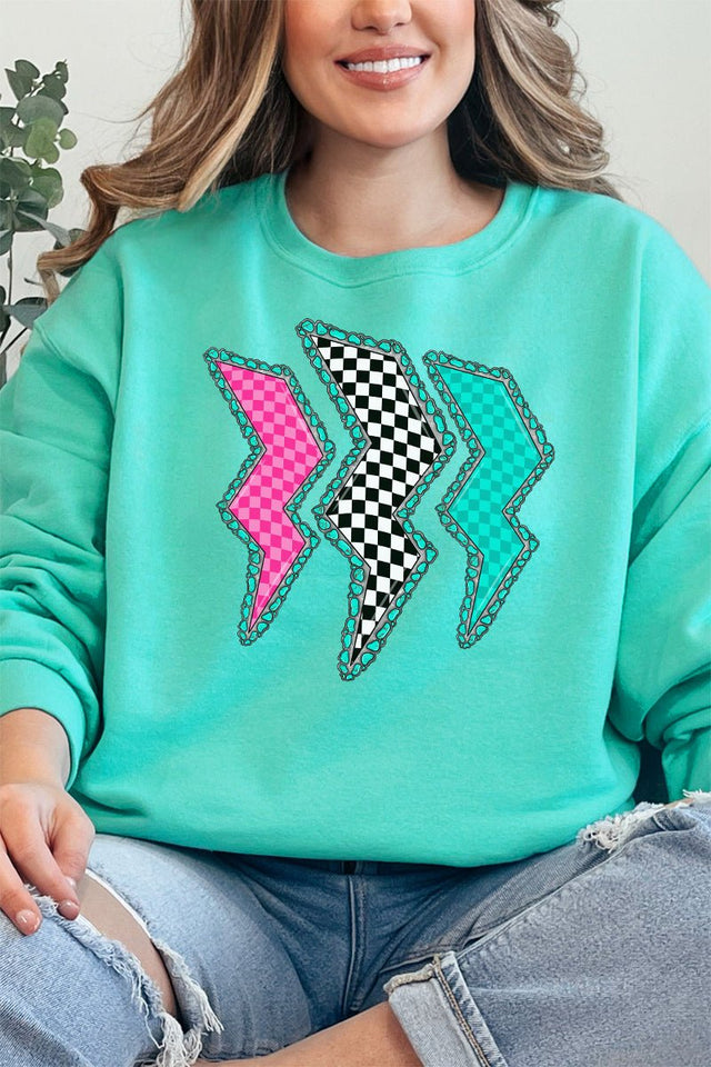 Wild Lightning Unisex NuBlend Crew Sweatshirt - Wholesale Accessory Market