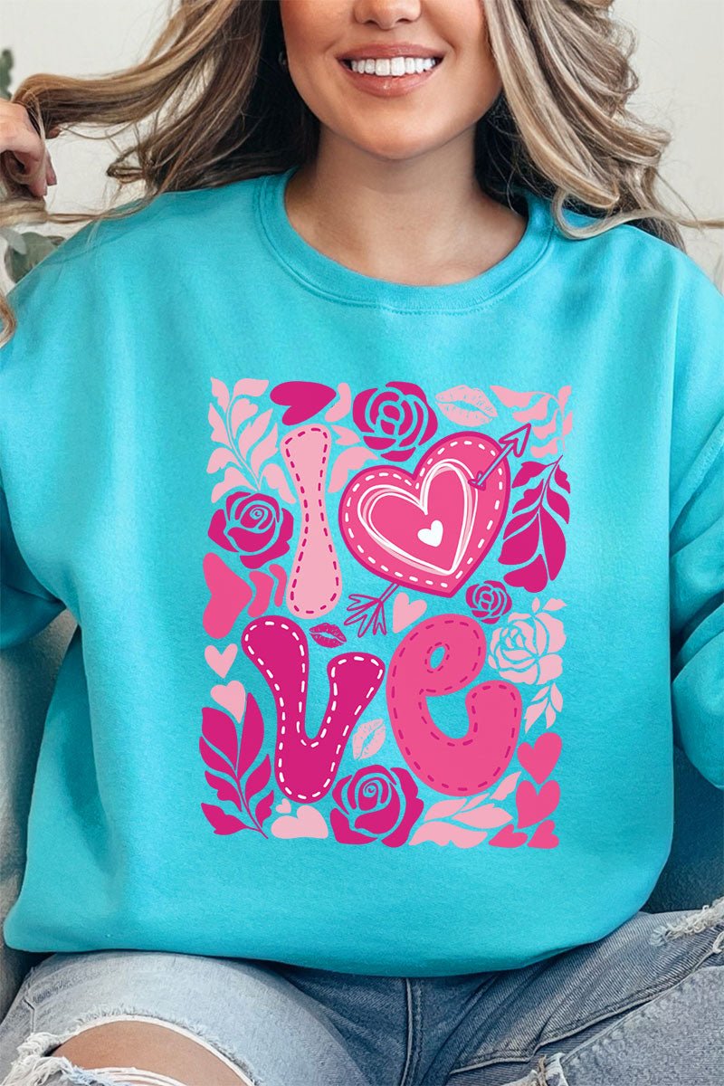 Boho Love Is In The Air Unisex NuBlend Crew Sweatshirt - Wholesale Accessory Market