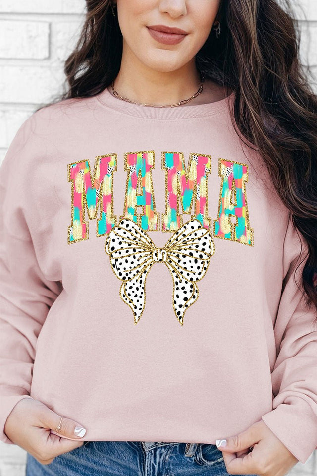 Brushed Colorful Mama Unisex NuBlend Crew Sweatshirt - Wholesale Accessory Market