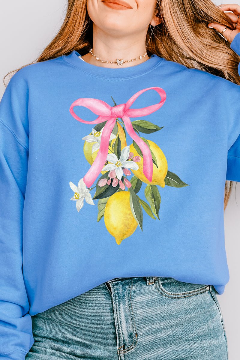 Coquette Lemon Blossom Unisex NuBlend Crew Sweatshirt - Wholesale Accessory Market