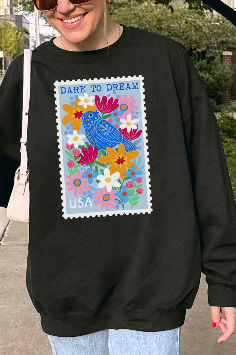 Dare To Dream Stamp Unisex NuBlend Crew Sweatshirt - Wholesale Accessory Market