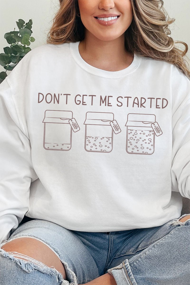 Don't Get Me Started Sourdough Unisex NuBlend Crew Sweatshirt - Wholesale Accessory Market