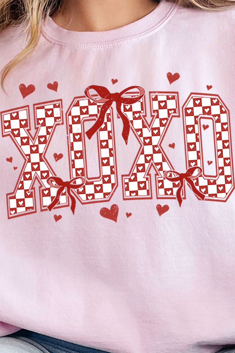 Girlie Red XOXO Unisex NuBlend Crew Sweatshirt - Wholesale Accessory Market