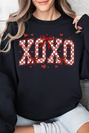 Girlie Red XOXO Unisex NuBlend Crew Sweatshirt - Wholesale Accessory Market