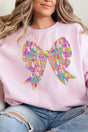 Glitzy Brushed Coquette Unisex NuBlend Crew Sweatshirt - Wholesale Accessory Market