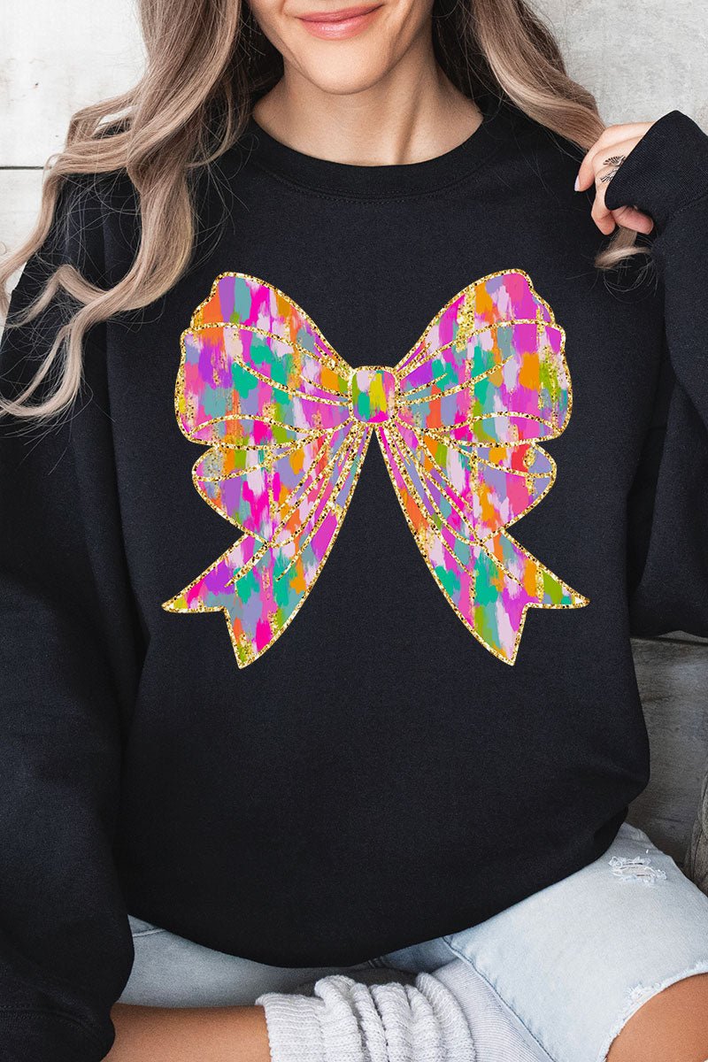 Glitzy Brushed Coquette Unisex NuBlend Crew Sweatshirt - Wholesale Accessory Market