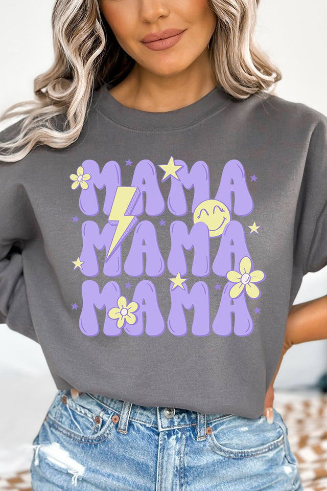 Hippie Spring Mama Unisex NuBlend Crew Sweatshirt - Wholesale Accessory Market