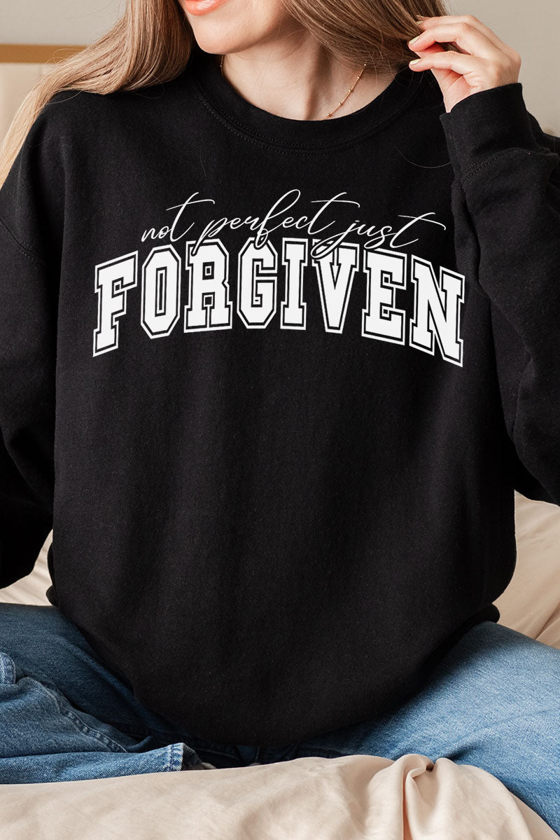 Just Forgiven Unisex NuBlend Crew Sweatshirt - Wholesale Accessory Market