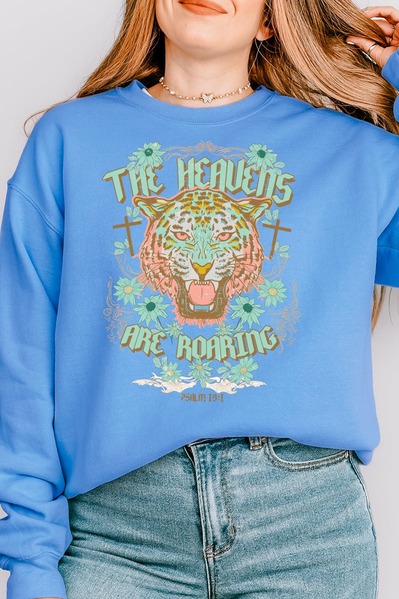 The Heavens Are Roaring Unisex NuBlend Crew Sweatshirt - Wholesale Accessory Market