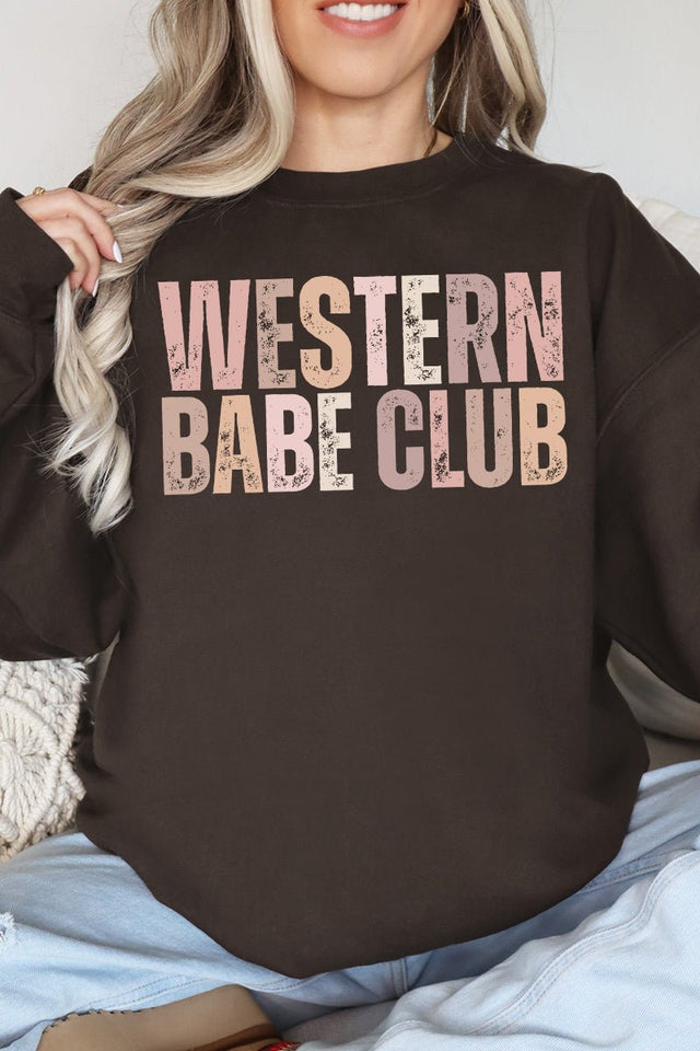 Western Babe Club Unisex NuBlend Crew Sweatshirt - Wholesale Accessory Market