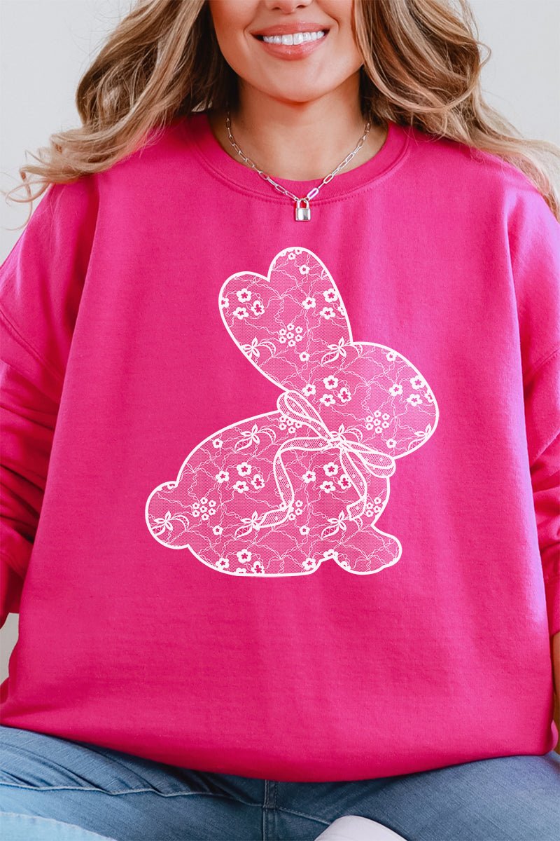 Lace Easter Bunny Unisex NuBlend Crew Sweatshirt - Wholesale Accessory Market