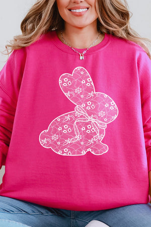 Lace Easter Bunny Unisex NuBlend Crew Sweatshirt - Wholesale Accessory Market