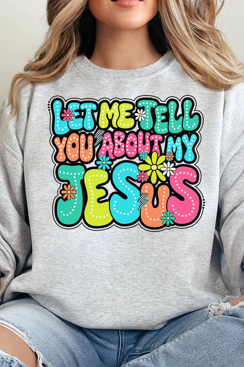 Bubble Tell You About My Jesus Unisex NuBlend Crew Sweatshirt - Wholesale Accessory Market