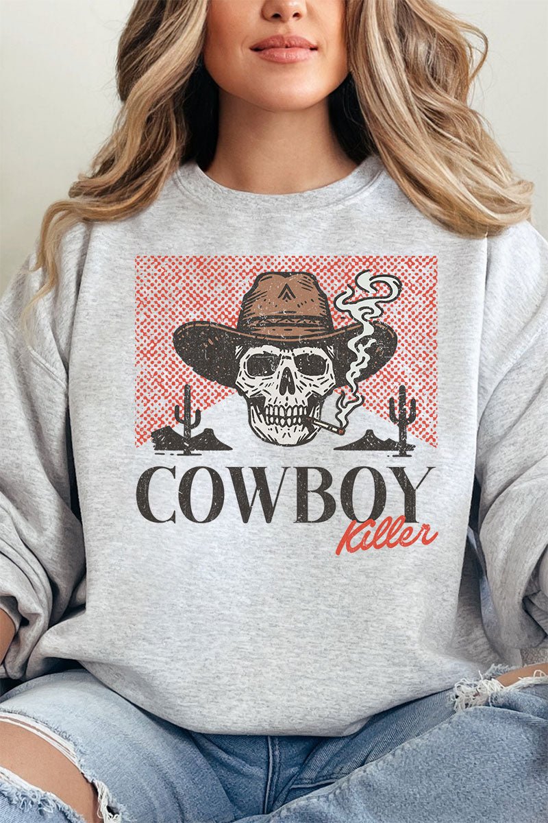Vintage Cowboy Killer Unisex NuBlend Crew Sweatshirt - Wholesale Accessory Market