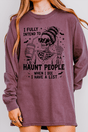 Haunt People Comfort Colors Heavyweight Long T-Shirt - Wholesale Accessory Market