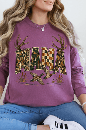 Woodland Mama Comfort Colors Heavyweight Long T-Shirt - Wholesale Accessory Market