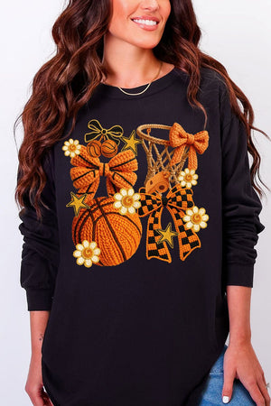 Faux Yarn Shoot For The Hoop Comfort Colors Long Sleeve T-Shirt - Wholesale Accessory Market