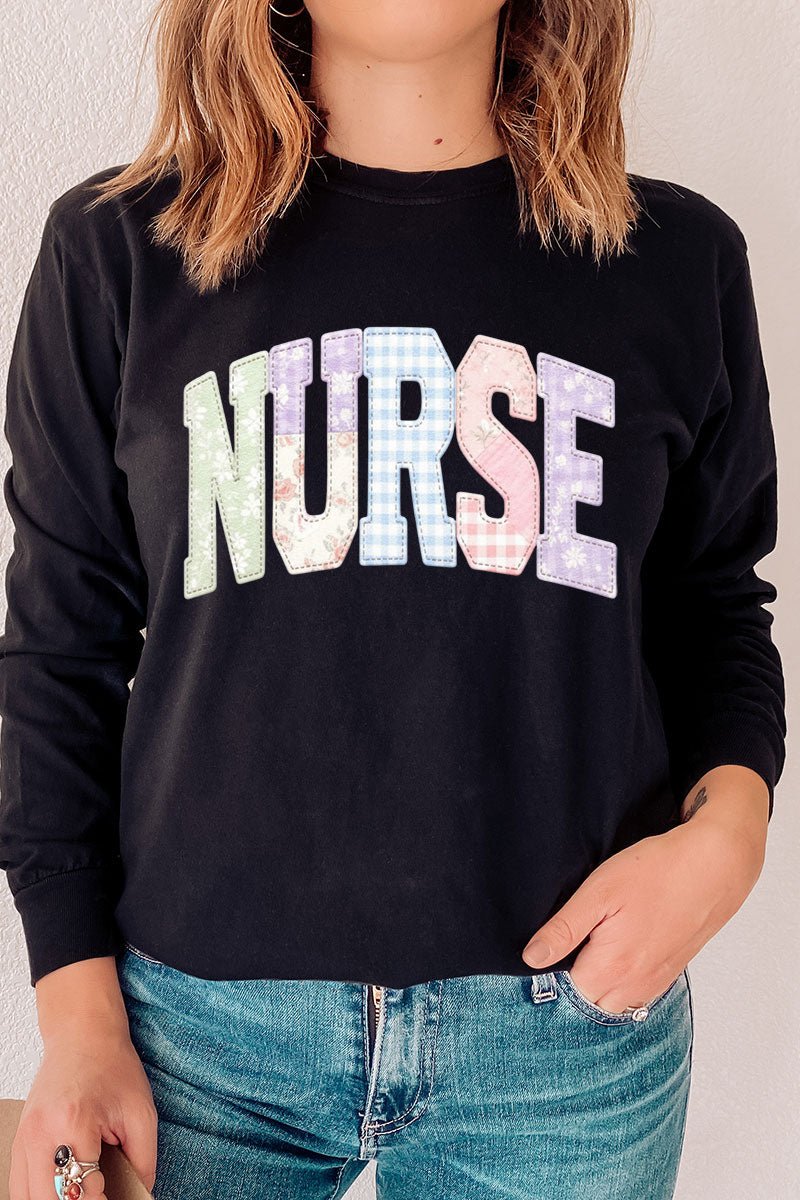 Soft Stitch Nurse Comfort Colors Heavyweight Long T-Shirt - Wholesale Accessory Market