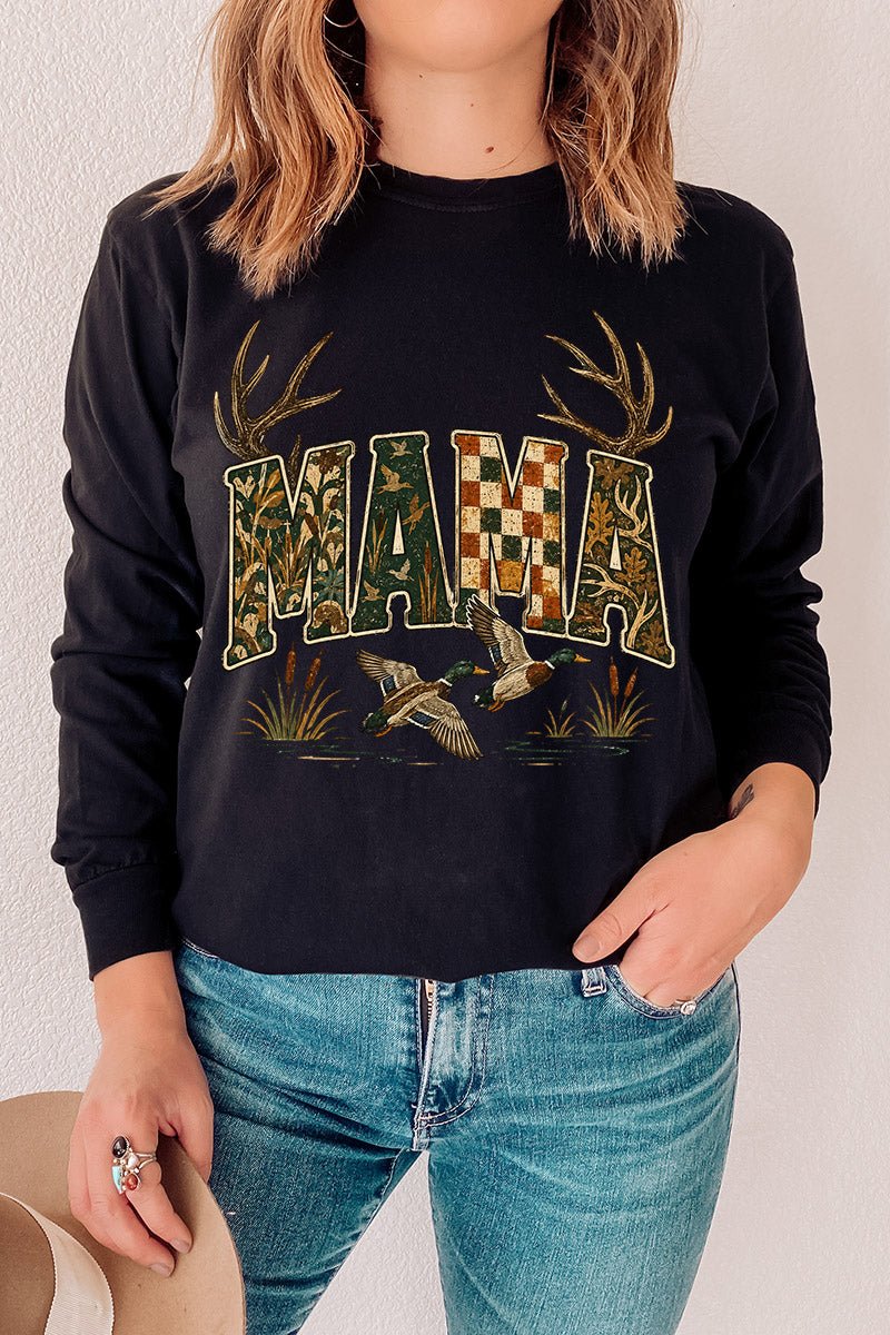 Woodland Mama Comfort Colors Heavyweight Long T-Shirt - Wholesale Accessory Market