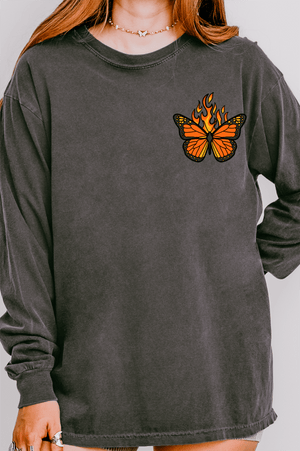 Bet On Yourself Front & Back Design Comfort Colors Heavyweight Long T-Shirt - Wholesale Accessory Market