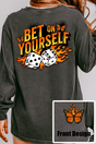 Bet On Yourself Front & Back Design Comfort Colors Heavyweight Long T-Shirt - Wholesale Accessory Market