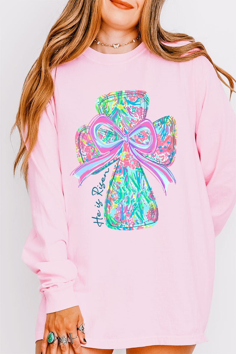Faith & Frills Comfort Colors Heavyweight Long Sleeve T-Shirt - Wholesale Accessory Market