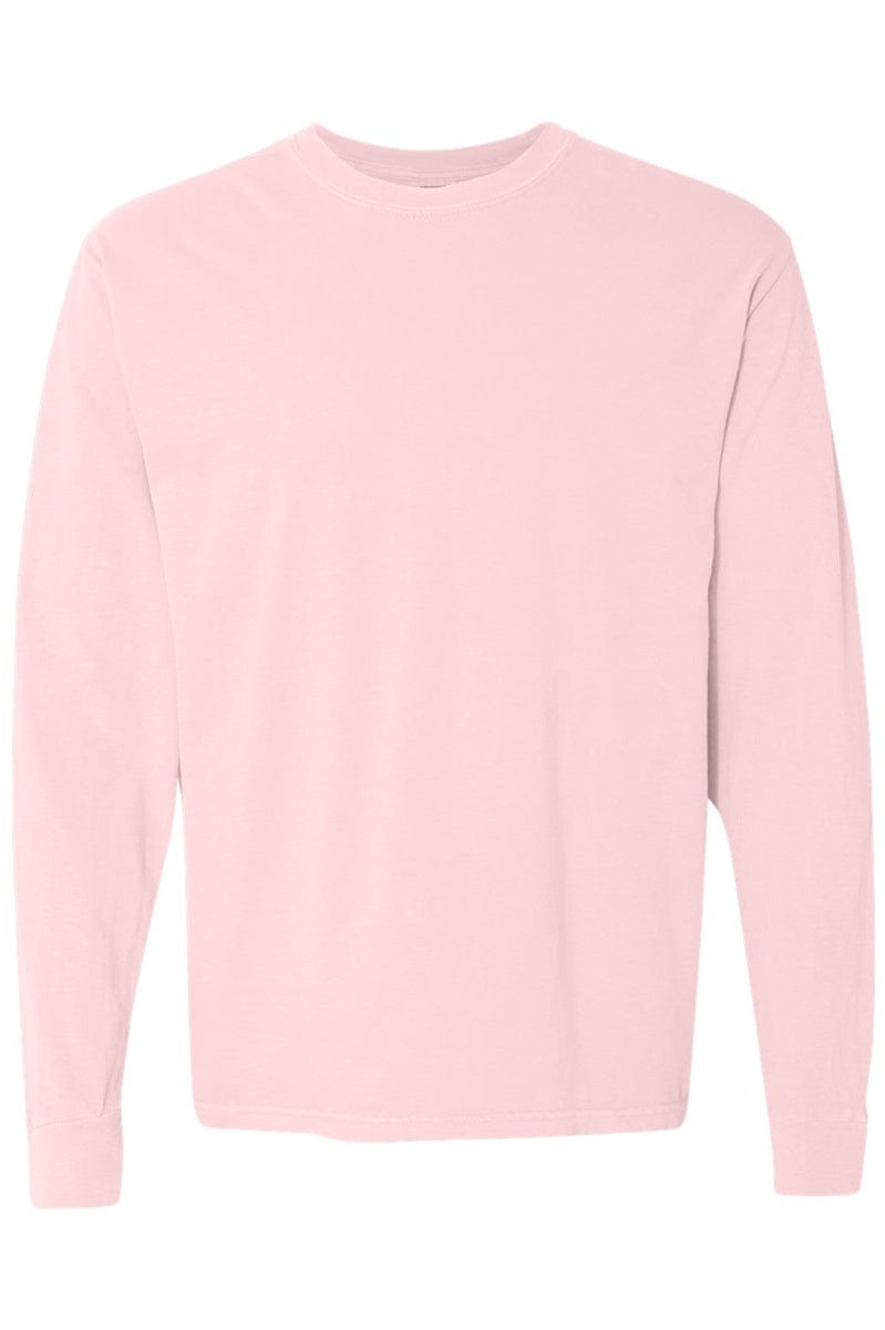 Groovy Merry Christmas Front & Back Design Comfort Colors Heavyweight Long T-Shirt - Wholesale Accessory Market