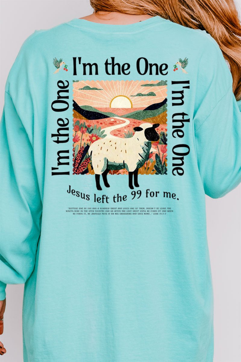 I'm The One Front & Back Design Comfort Colors Heavyweight Long T-Shirt - Wholesale Accessory Market