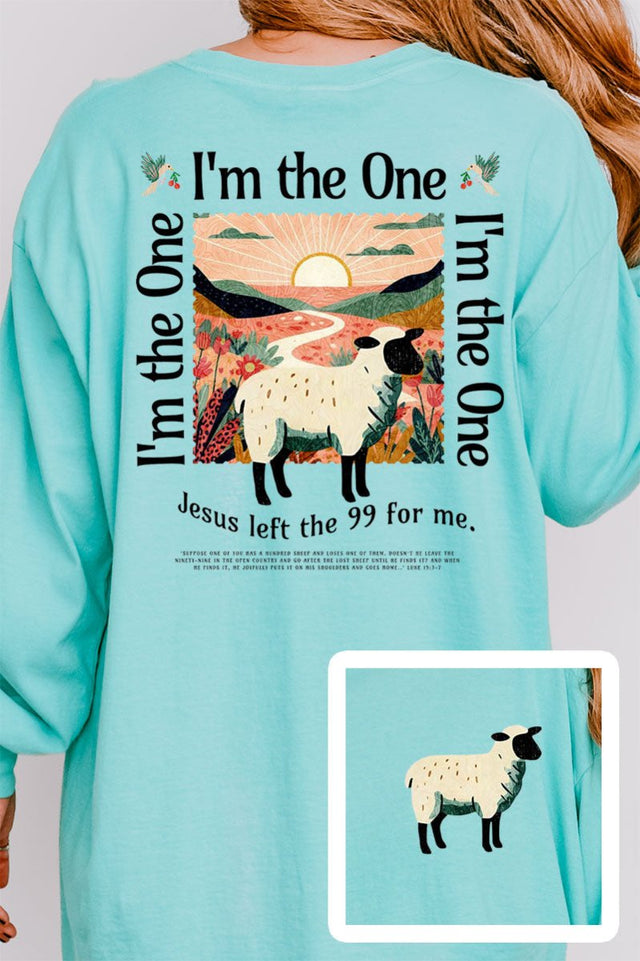 I'm The One Front & Back Design Comfort Colors Heavyweight Long T-Shirt - Wholesale Accessory Market