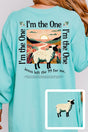 I'm The One Front & Back Design Comfort Colors Heavyweight Long T-Shirt - Wholesale Accessory Market