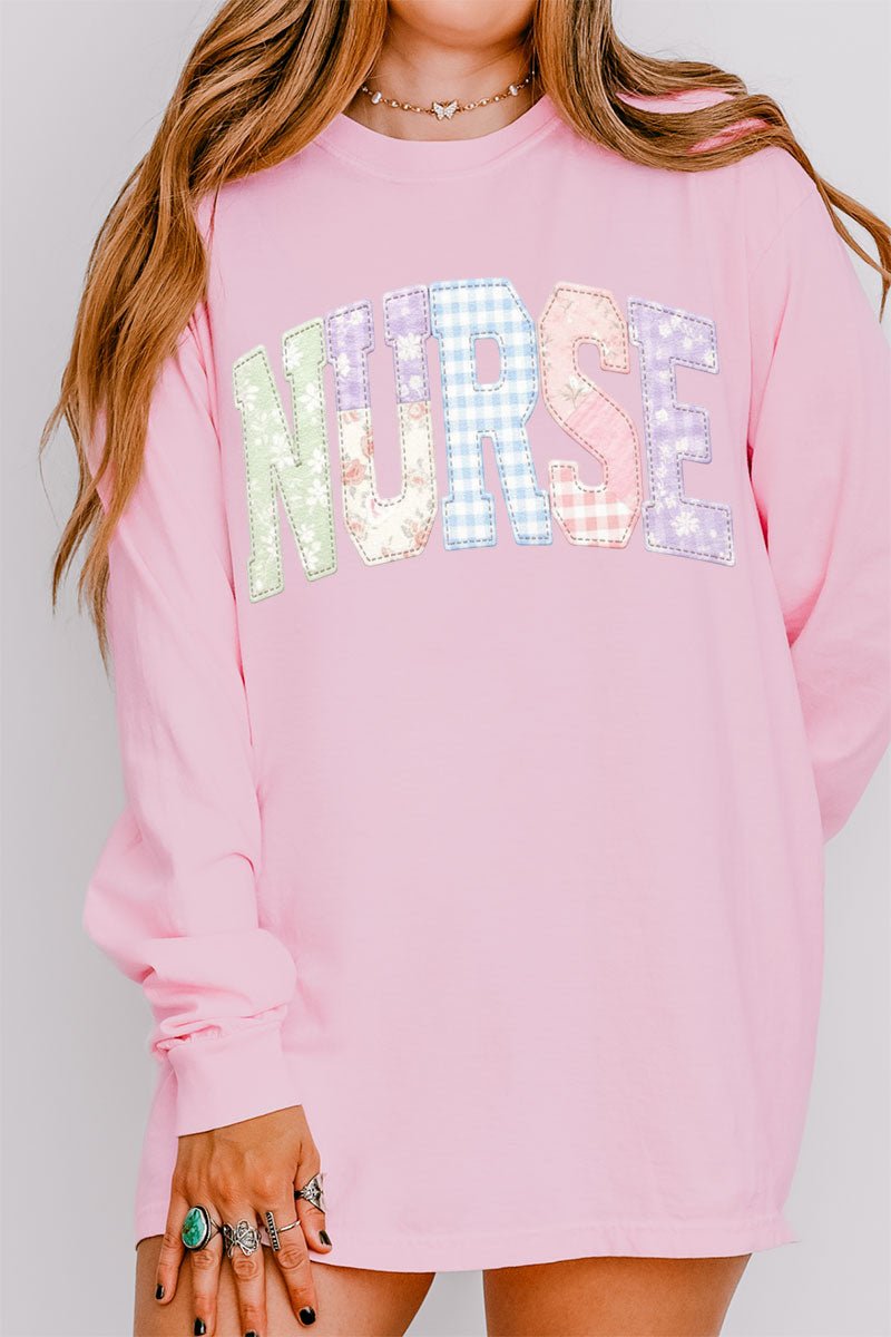 Soft Stitch Nurse Comfort Colors Heavyweight Long T-Shirt - Wholesale Accessory Market