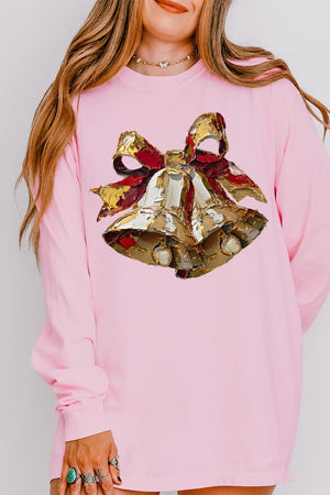 The Painted Christmas Bells Comfort Colors Heavyweight Long Sleeve T-Shirt - Wholesale Accessory Market