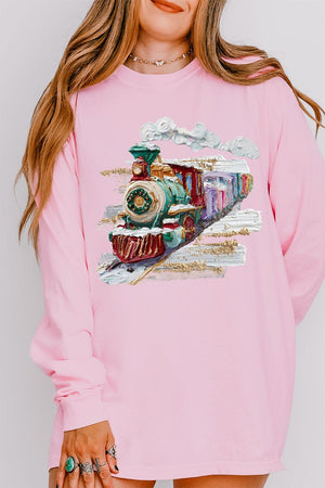 The Painted Train Comfort Colors Heavyweight Long Sleeve T-Shirt - Wholesale Accessory Market