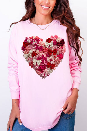 Wrapped With Love Comfort Colors Heavyweight Long Sleeve T-Shirt - Wholesale Accessory Market