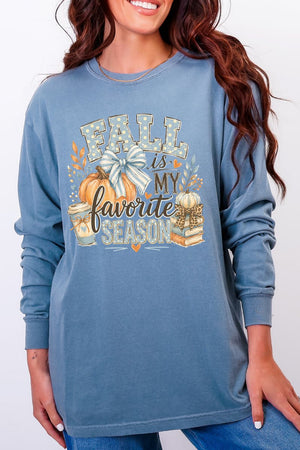 Fall Season Charm Comfort Colors Heavyweight Long T-Shirt - Wholesale Accessory Market