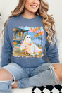 Ghost Mentally I'm Here Comfort Colors Heavyweight Long T-Shirt - Wholesale Accessory Market