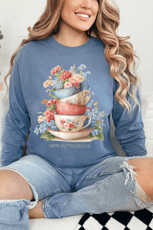 Let's Go Thrifting Comfort Colors Heavyweight Long T-Shirt - Wholesale Accessory Market