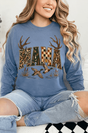 Woodland Mama Comfort Colors Heavyweight Long T-Shirt - Wholesale Accessory Market